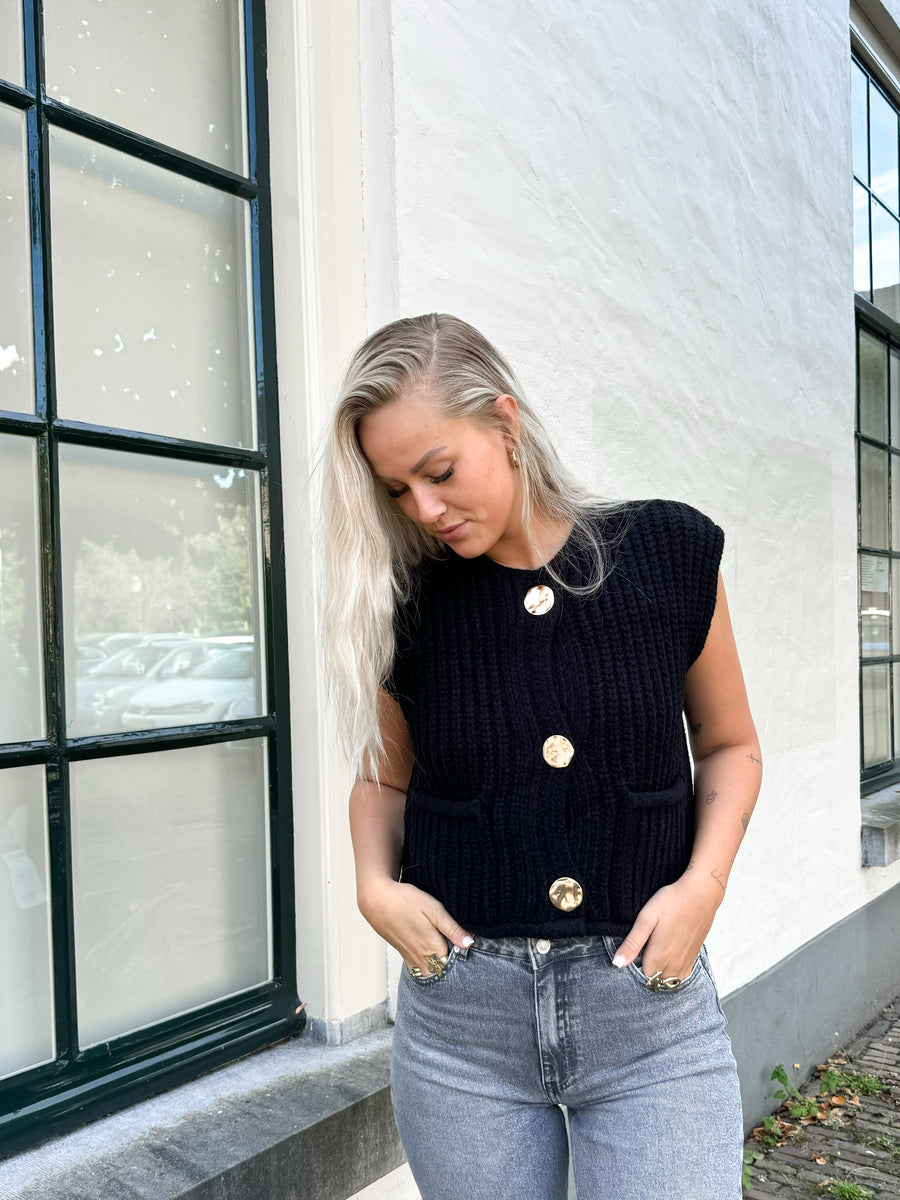 Chloé Gilet - Zwart