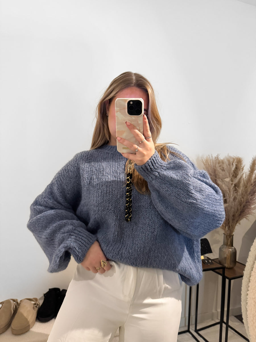 Sophie Knit Oversized - Denim