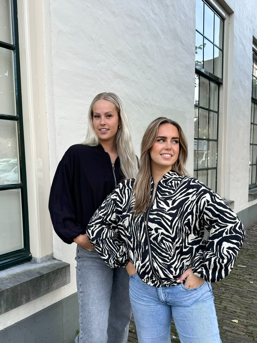 Lara Dubbelzijdig Vest - Zebra