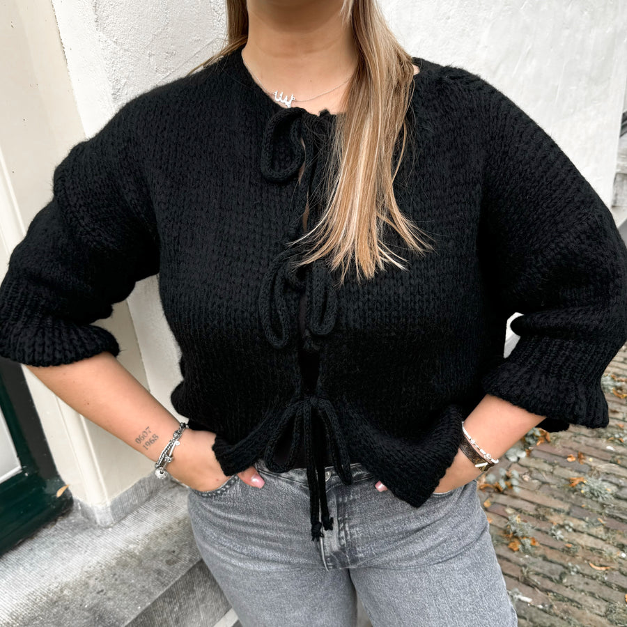 Sophie Knit Strik - Zwart